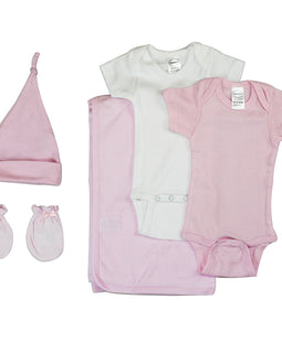 Newborn Baby Girl 5 Pc Layette Baby Shower Gift