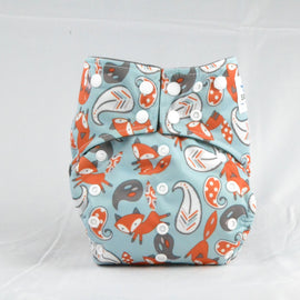 Earthlie Cloth Diaper - Foxes