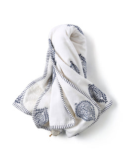 Luxe Blue Bath Towel