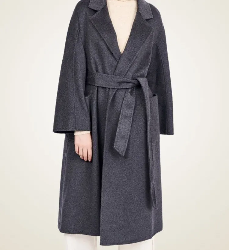 Sofia Long Wrap Coat — photograph 1