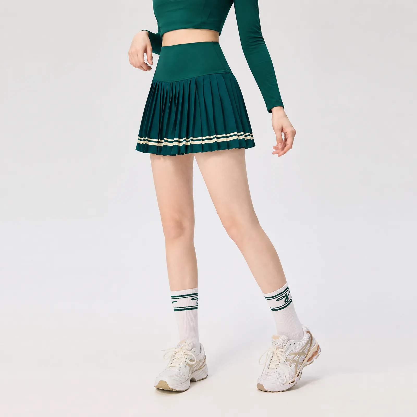 Ironwood Pleated Skirt: use photograph of the selected source color