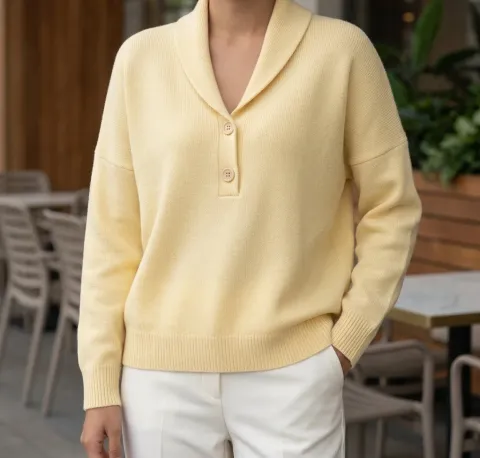 Camille Shawl Sweater