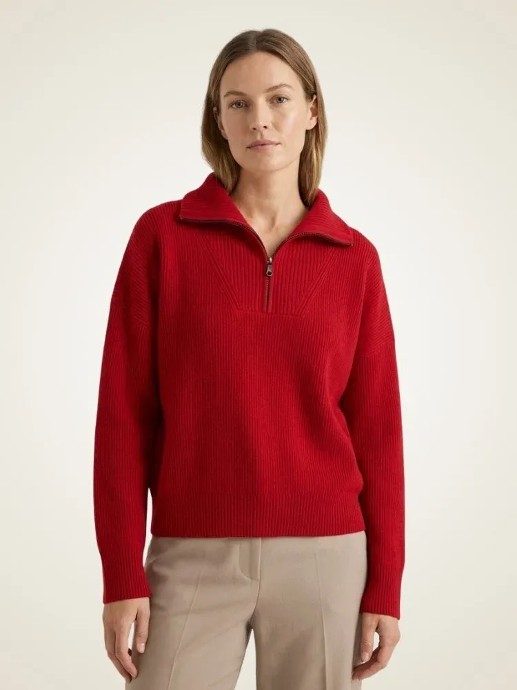 Isavelle Zip-Neck Sweater — photograph 1