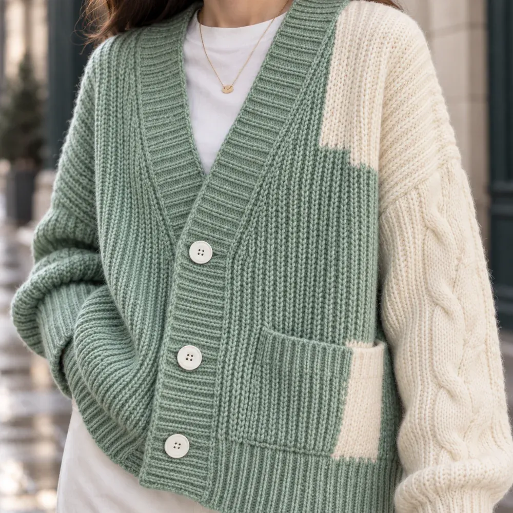 Ines Knit Cardigan — detail view
