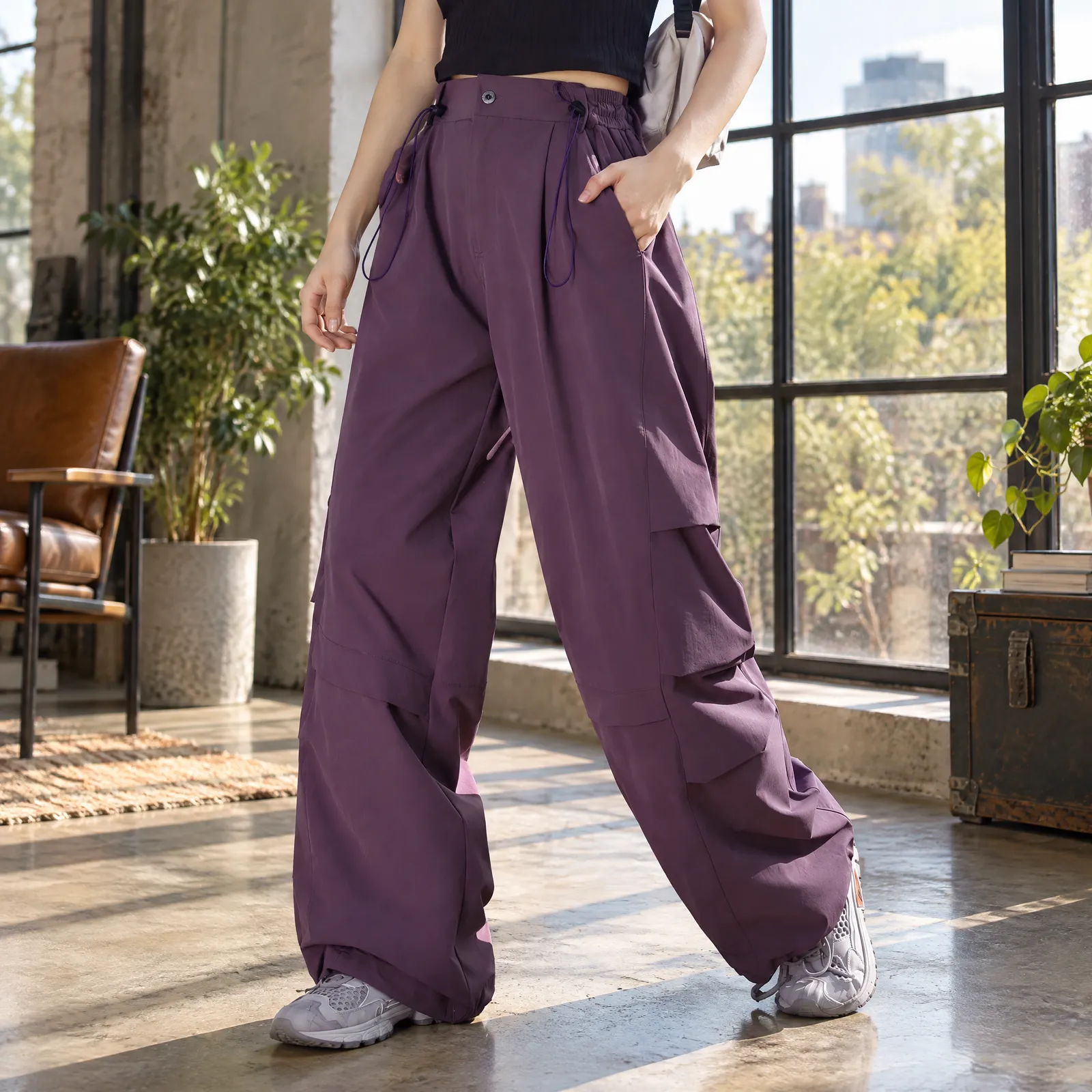 Fernbank Wide-Leg Pants: lead photograph of the selected source color