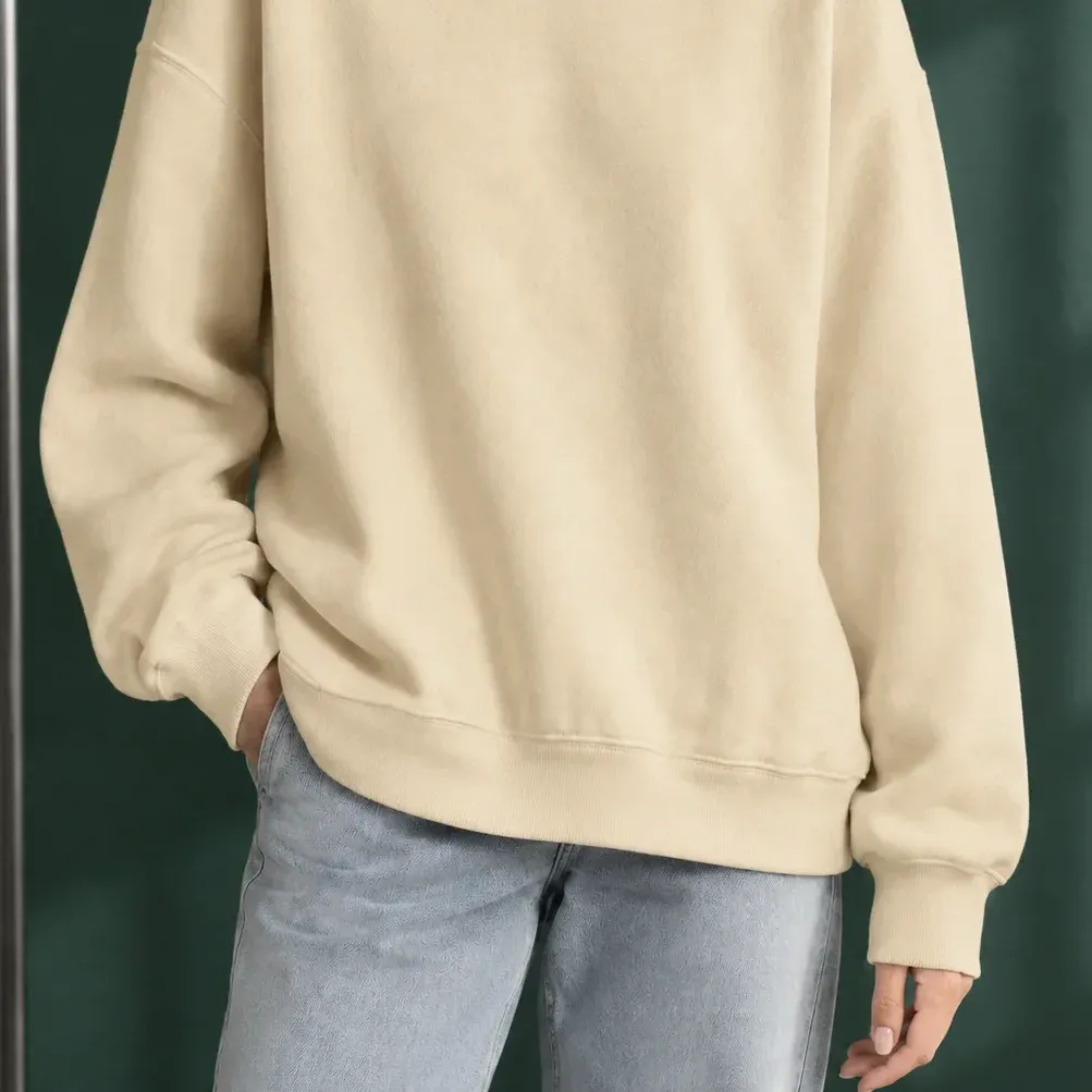 Ancelin Mockneck Sweater — Khaki alternate view