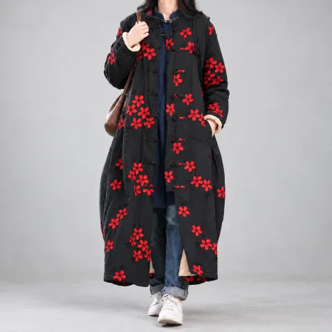 Faye Floral Long Coat