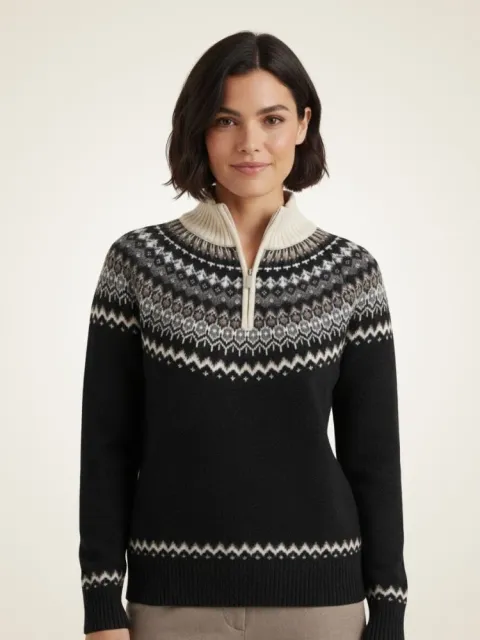 Olyssia Jacquard Sweater