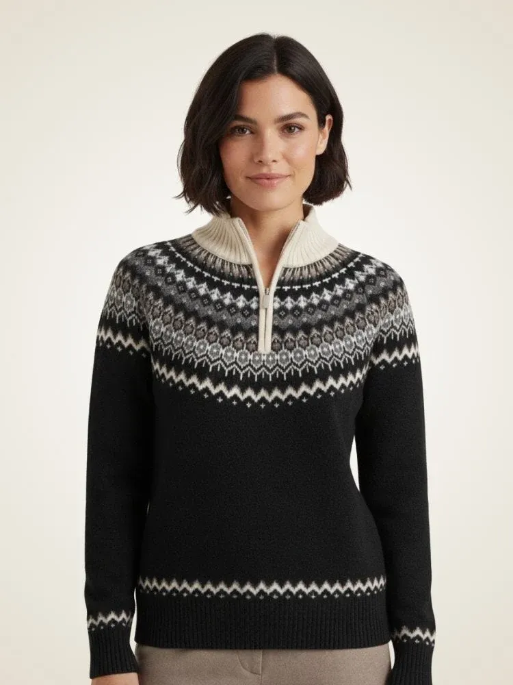 Olyssia Jacquard Sweater — photograph 1