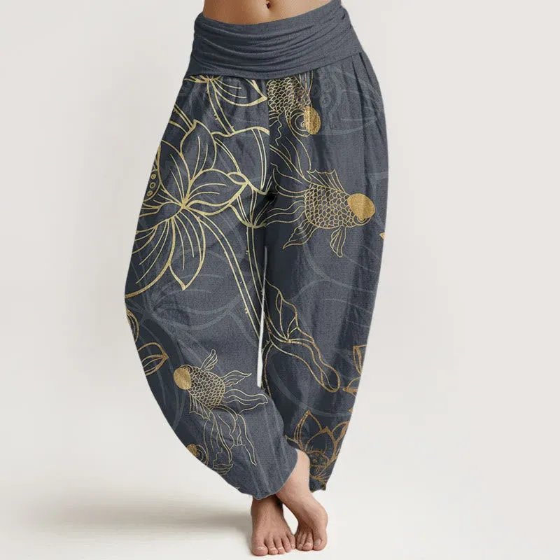 Lotus Harem Pants — Dim Grey