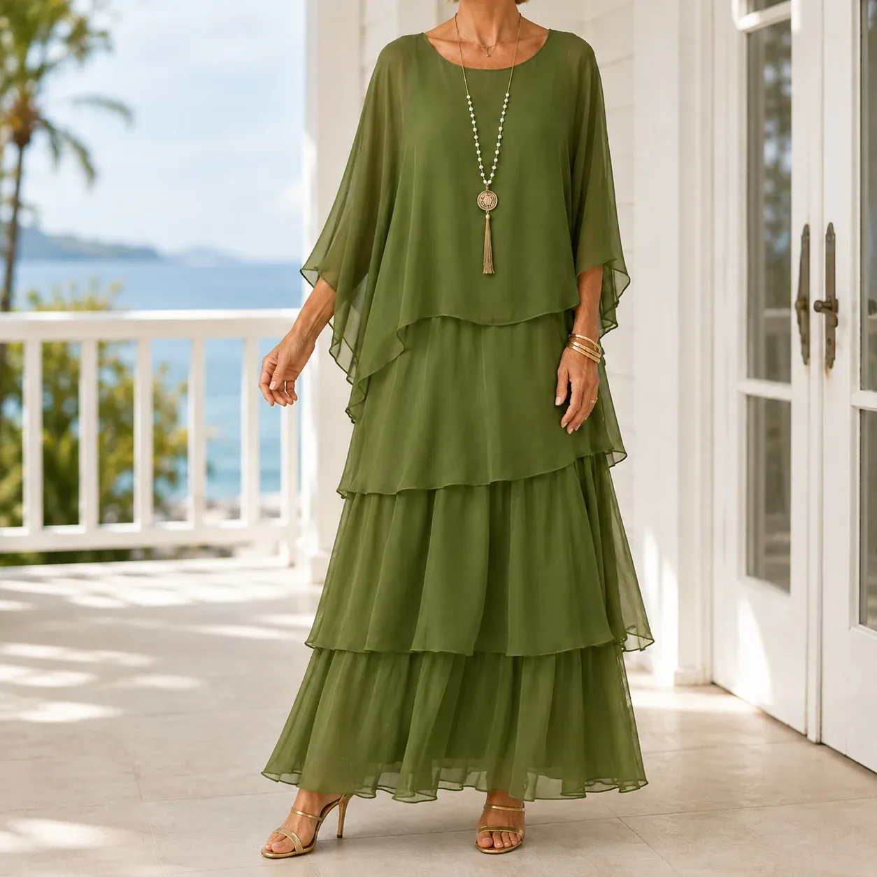 Willa Tiered Maxi Dress — photograph 1