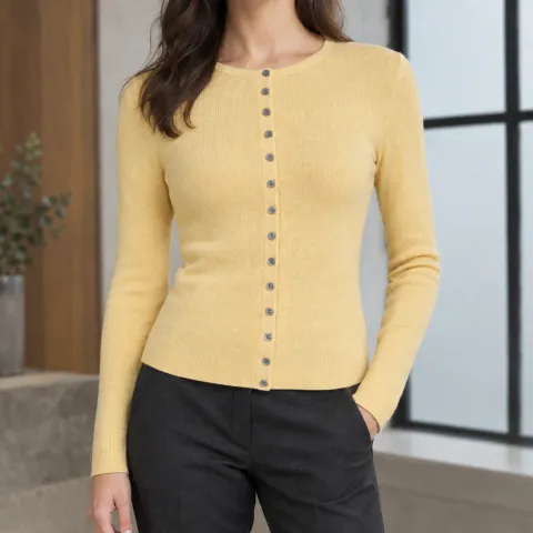 Andrina Ribbed Cardigan