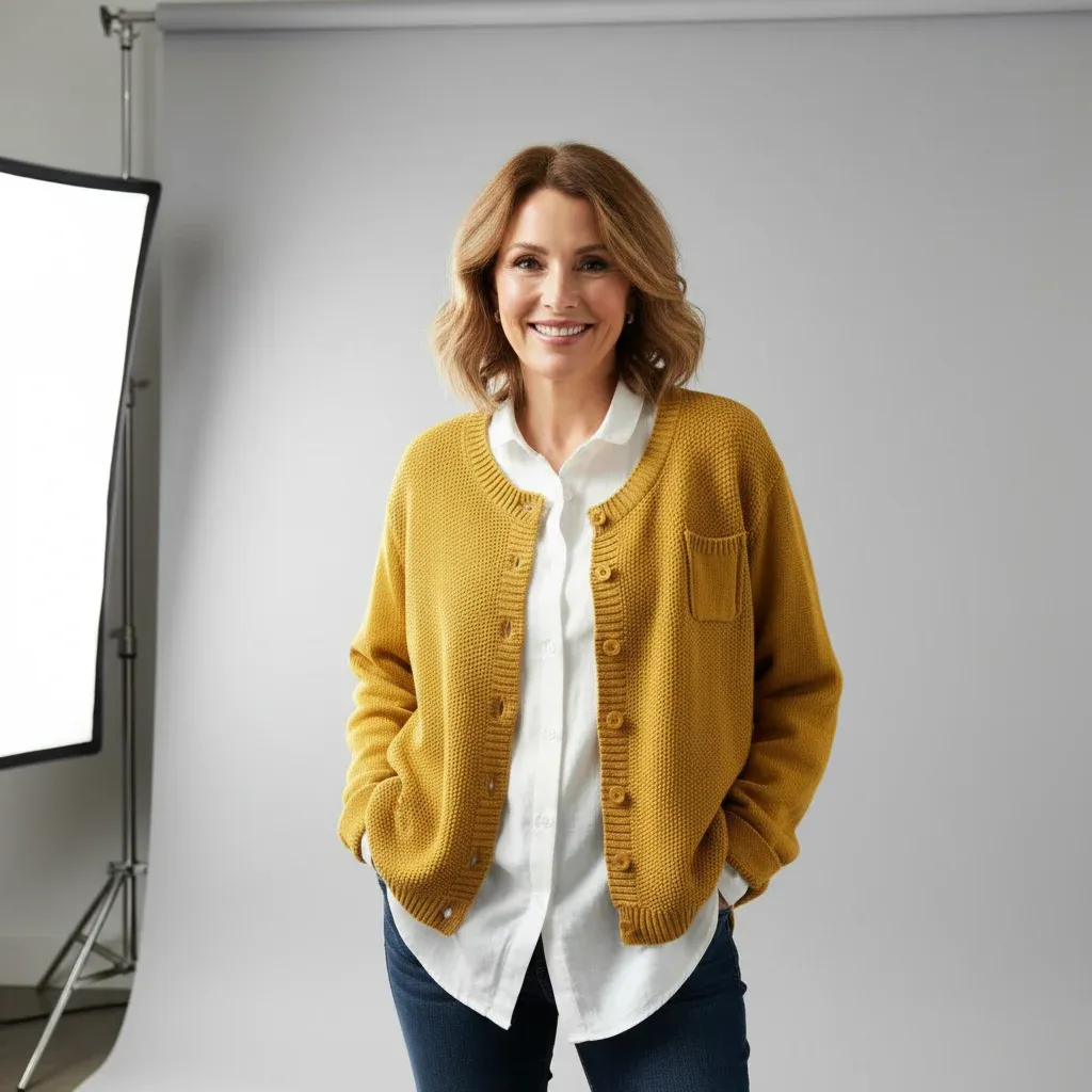 Berlinda Button Cardigan — photograph 1