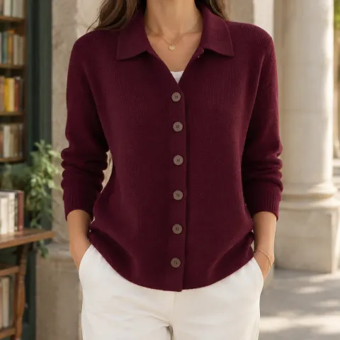 April Collared Cardigan