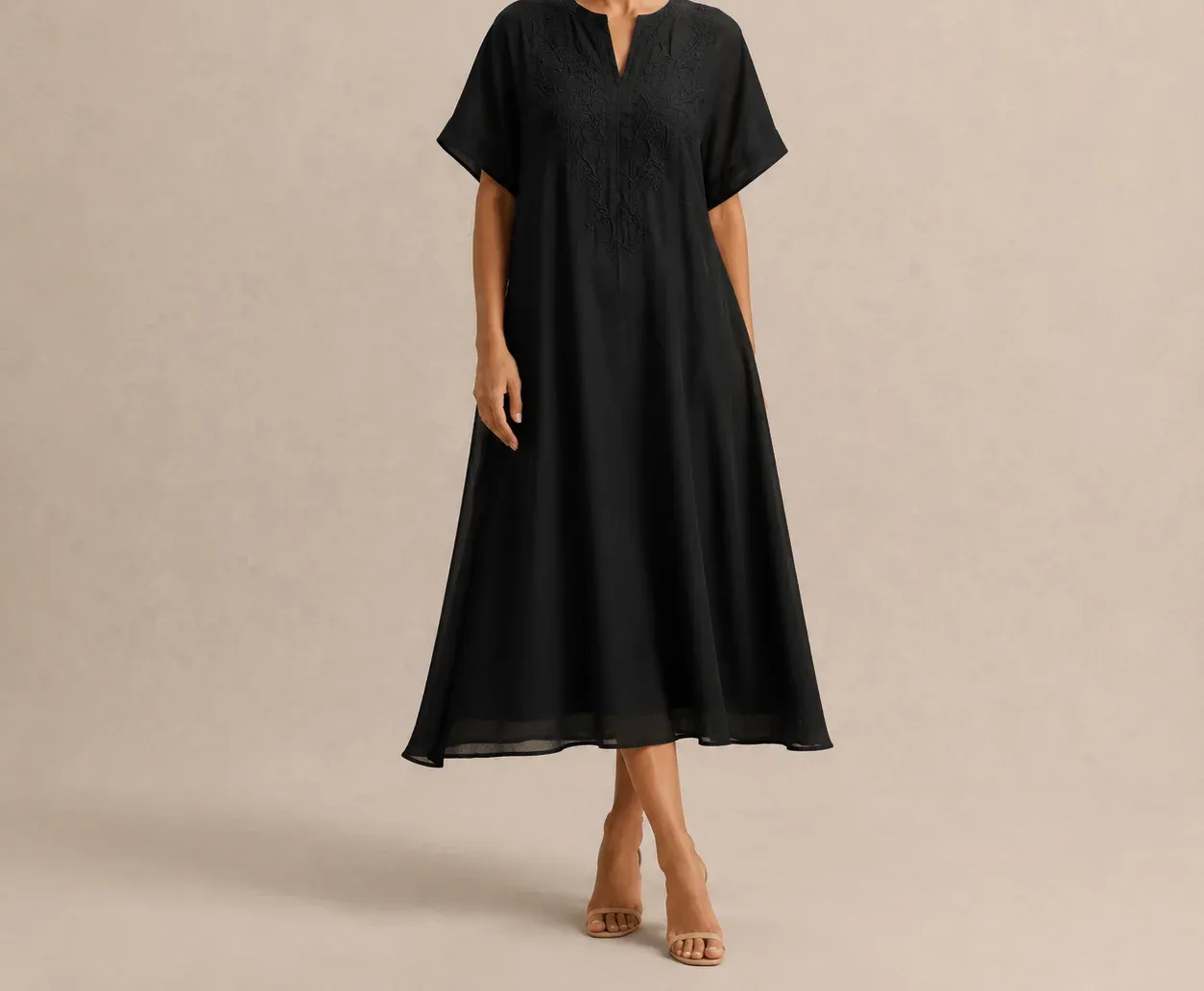 Alda Embroidered Midi Dress — photograph 1