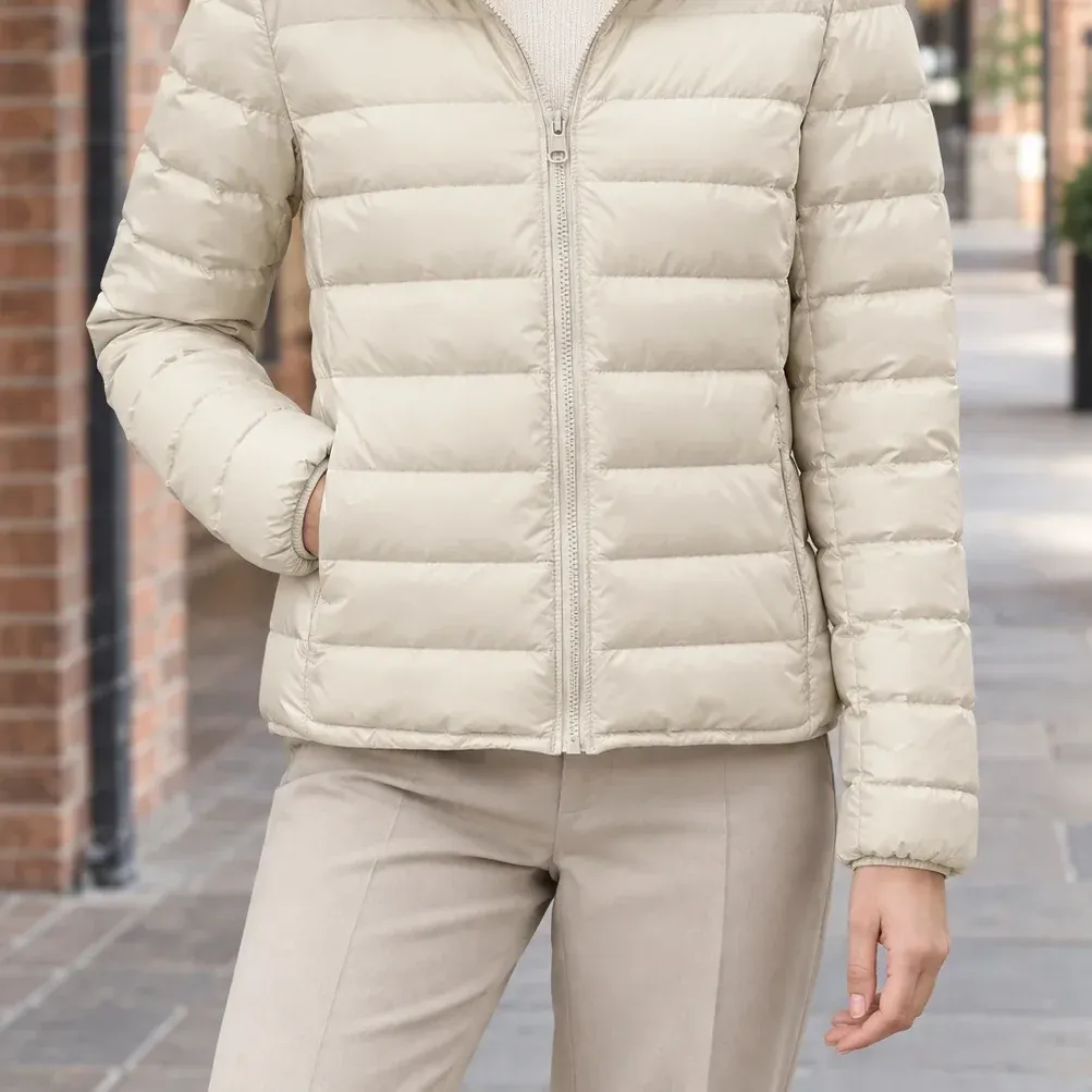 Alouette Hooded Jacket — Apricot alternate view