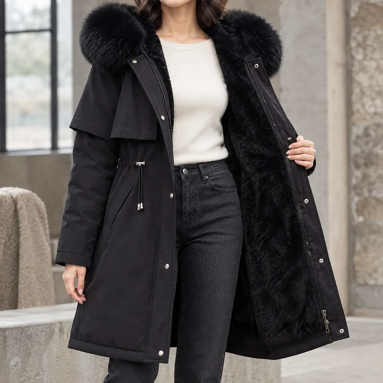 Agnes Hooded Coat