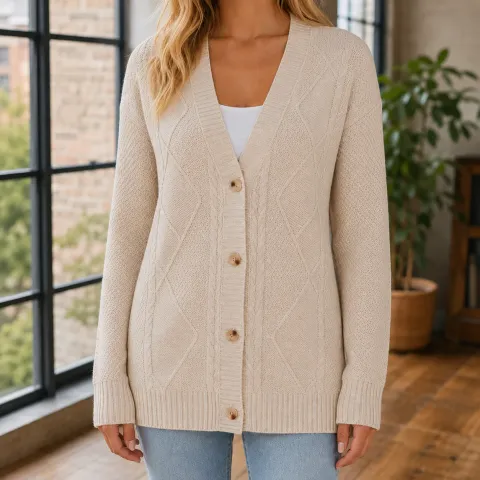Evelina Cable Cardigan