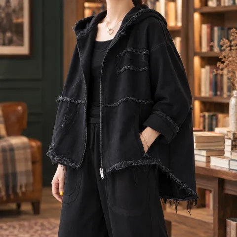 Imogen Hooded Denim Jacket