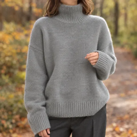 Brooke High-Neck Sweater