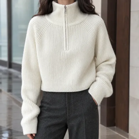 Genevieve Zip Sweater