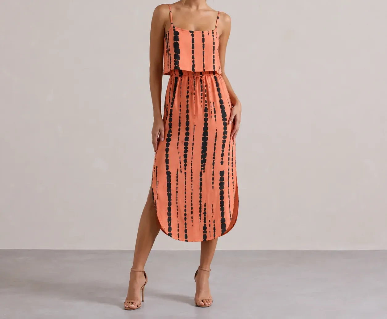 Daria Layered Midi Dress — photograph 1