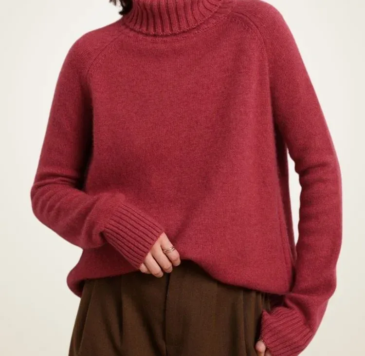 Melina Rib-Collar Turtleneck — photograph 1