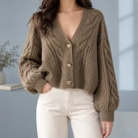Morwenna Cable Cardigan