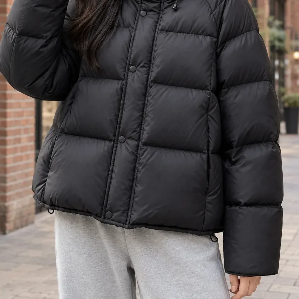 Adelia Puffer Jacket — Black alternate view