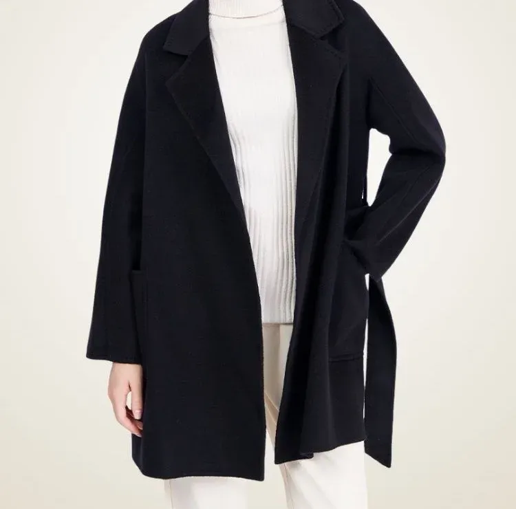 Elliana Belted Short Coat — photograph 1