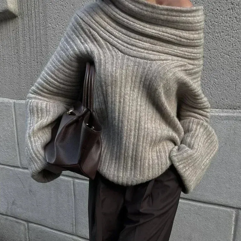 Lenora Foldover Sweater — photograph 5